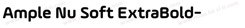 Ample Nu Soft ExtraBold字体转换